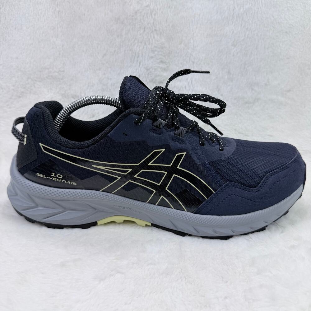 ASICS Gel Venture 10 Mens Trail Running Shoes Navy Size 11.5 1011B967 Shoe - Picture 1 of 10